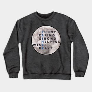 Brave Dad Quotes Crewneck Sweatshirt